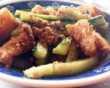 超簡単！きゅうりと油揚げごま酢和え作り方4写真