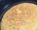 幼児食☆緑黄色野菜と胡麻のホットケーキ作り方6写真