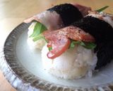 大葉とベーコンのおむすび作り方3写真