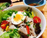 野菜も一緒に♪…冷しゃぶ丼。作り方10写真