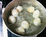 豆腐と里芋の二種の肉野菜きんちゃく作り方1写真