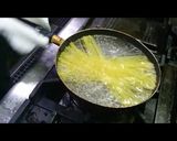 大人気！明太子和風クリームパスタ作り方1写真