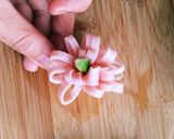 ハムときゅうりのお花作り方3写真