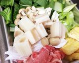 白だしで簡単ヘルシー☆ミニ豆乳鍋作り方1写真