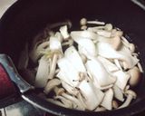 キノコと水菜の胡麻ドレサラダ作り方3写真