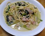 ほうれん草のクリームパスタカレー風味作り方5写真