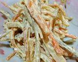 ☆カロリーハーフマヨで根菜サラダ☆作り方3写真