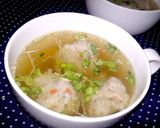 鶏ごぼうとカイワレのコンソメスープ^^♪作り方5写真