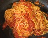 にんにくたっぷり！トマトパスタ作り方4写真