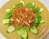 ケンタのチキンフィレバーガー風♪サラダ作り方6写真