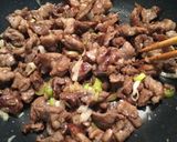 牛すじ肉炒め✩おつまみに…シンプル最高！作り方2写真