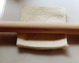 幸せ揚げパン✿餡バター＆フルーツ作り方1写真