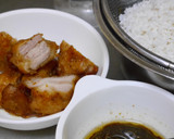 鷄唐揚げの炊き込みご飯～油淋鷄風作り方1写真