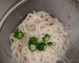 紀文糖質０g麺❤︎めかぶねばねば冷うどん作り方2写真