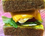 弁当★お洒落ペーパーで具沢山サンドイッチ作り方8写真