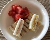 離乳食後期 コーンクリームサンドイッチ作り方3写真