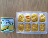 離乳食後期 コーンクリームサンドイッチ作り方4写真