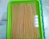 乾燥パスタを生パスタ風に作り方1写真