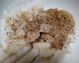 切って混ぜるだけ長芋なめたけぽん酢作り方3写真