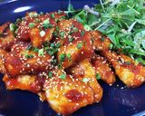 鶏ムネ肉の簡単！旨辛！ヤンニョムチキン作り方5写真