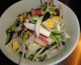 金時人参とえごま油のこだわり酢の物作り方6写真