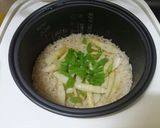 簡単☆姫竹とみずの筍ご飯作り方6写真