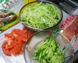 生春巻き　生ハムバージョン♪作り方1写真