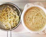 子供大好きカレー味豆苗もやし炒め作り方1写真