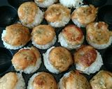 たこ焼き器de天むす焼きおにぎり作り方9写真