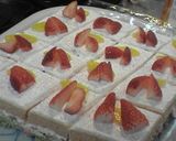 雛ケーキ ひし形三色ケーキ作り方5写真