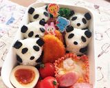 ☆パンダ弁当( ´ ▽ ` )ノ☆作り方3写真