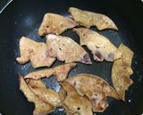 簡単！味噌味レバニラ作り方1写真