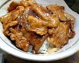 簡単☆ぴり辛☆てりまよ豚丼作り方4写真