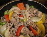ラム肉野菜炒めオイスターソース作り方3写真