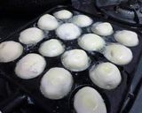 たこ焼き器　ひとくち塩あんぱん作り方7写真