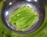 くにしゃんの青梗菜の辛子マヨネーズ和え♪作り方4写真