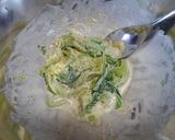 くにしゃんの青梗菜の辛子マヨネーズ和え♪作り方5写真