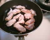 簡単 ジューシー！ 鶏むね肉の 生姜焼き作り方4写真