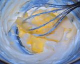 ブルーベリーの入ったチーズスフレケーキ作り方5写真