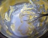 ブルーベリーの入ったチーズスフレケーキ作り方3写真