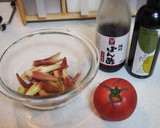 トマトとみょうがのサラダ作り方1写真