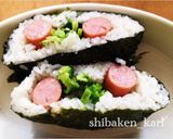 簡単酢飯おにぎらずレンジ卵焼き入 運動会作り方8写真