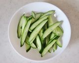 キムチとわかめの冷しゃぶ風サラダ作り方2写真