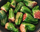 ジューシ〜♪まるごとピーマンの肉詰め作り方6写真