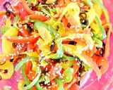 お弁当に☺ピーマンパプリカの塩昆布ナムル作り方4写真