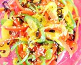 お弁当に☺ピーマンパプリカの塩昆布ナムル作り方4写真