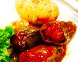 ジューシ〜♪まるごとピーマンの肉詰め作り方9写真