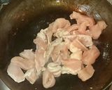 鶏むね肉とニラのガーリックパスタ作り方3写真