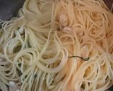 鶏むね肉とニラのガーリックパスタ作り方5写真