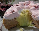 雛祭りケーキ@苺と桜のシフォンケーキ作り方9写真